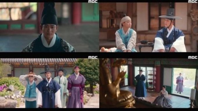 '이강에는 달이 흐른다' 홍수주, 강태오 향해 총 쐈다! 사랑하는 연인 이신영의 곁에 머무르기 위한 거침없는 행보, 긴장감 고조!