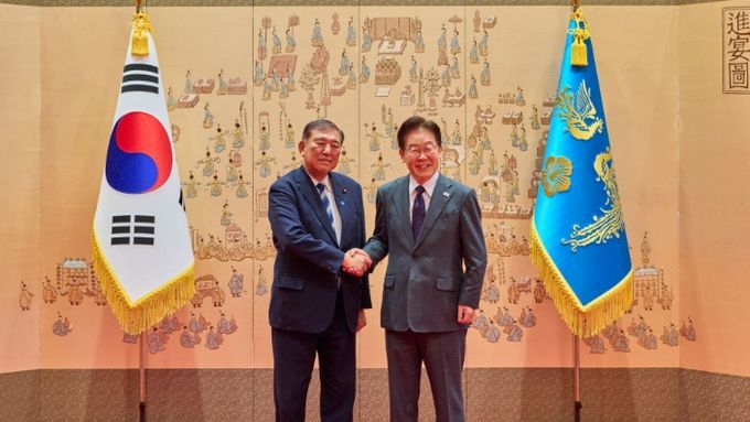 이재명 대통령, 이시바 시게루 전 일본 총리 오찬