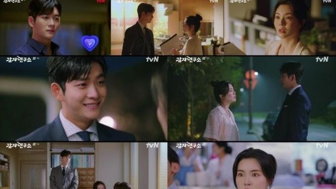 '감자연구소' 이선빈·강태오, 서로의 마음 확인...달콤하고 짜릿한 이마 키스 엔딩!