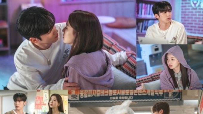 '제4차 사랑혁명' 김요한X황보름별, 초밀착 키스 1초 전 포착! 아찔한 로맨스 급진전 예고