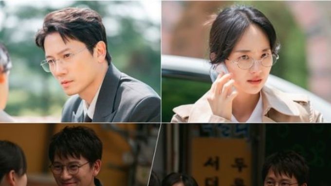 '판사 이한영' 적폐 판사 지성·복수의 화신 원진아, 긴장 & 훈훈 투샷 스틸 공개!