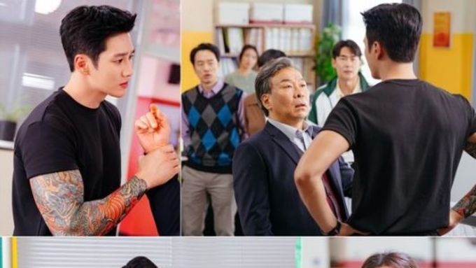 '스프링 피버' 전무후무 핫핑크빛 로맨스, 드디어 베일 벗는다! 안보현-이주빈, 숨 막히는 첫 만남 공개!