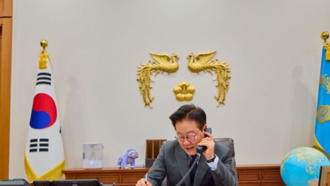 이재명 대통령, 한-카타르 정상 통화