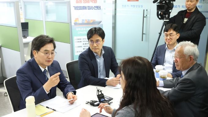 김동연, 중동정세 악화로 피해 우려되는 기업 찾아 “경기도가 함께하겠다. 자금·보증 지원 등 많이 활용해달라”