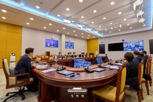 이재명 대통령, 호르무즈 해협 자유항행에 관한 화상 정상회의 참석