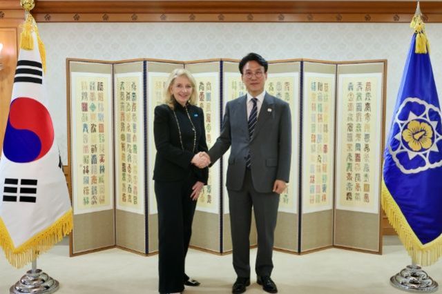김민석 국무총리, 러셀 유엔아동기금(UNICEF) 총재 접견