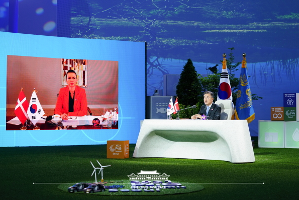한-덴마크 화상 정상회담