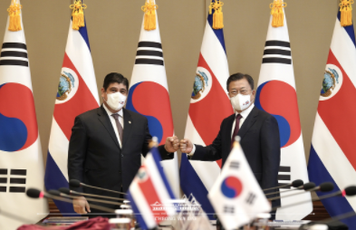 문재인 대통령, 한-코스타리카 정상회담