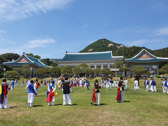 농악대 공연