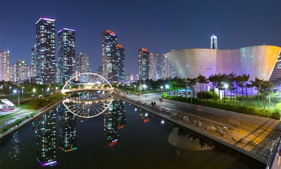 송도센트럴파크 야경