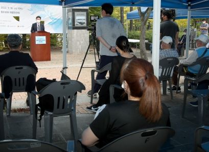 김정헌 구청장, 인천상륙작전 월미도 원주민 희생자 기념의 날 행사 참석…희생자들 넋 위로