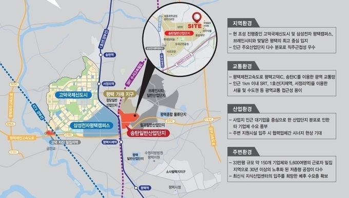 평택 "JH타워 지식산업센터" 지역환경