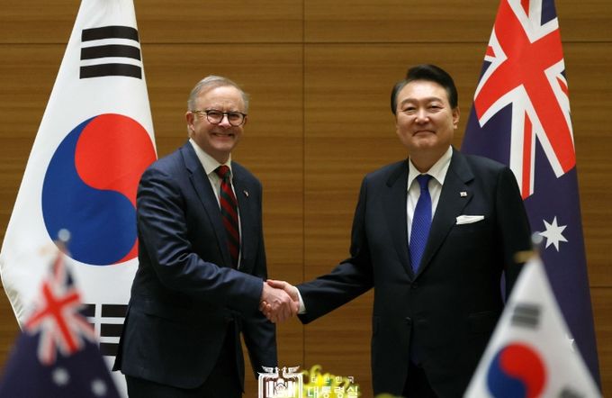 5월 19일 윤석열 대통령은 앤소니 노먼 알바니지 호주 총리와 한-호주 정상회담을 가졌다.