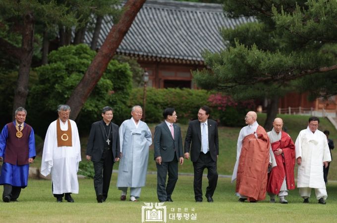 윤석열 대통령, 종교지도자 오찬 간담회