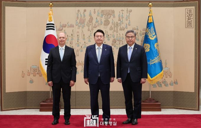 7월 20일 윤석열 대통령은 주한대사 신임장 제정식을 가졌다.