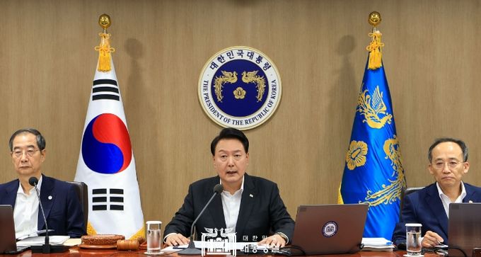 8월 29일 윤석열 대통령은 2023년도 제36회 국무회의를 주재했다.
