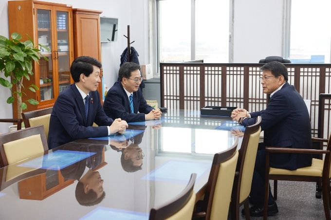 서삼석 국회예산결산특별위원장 면담