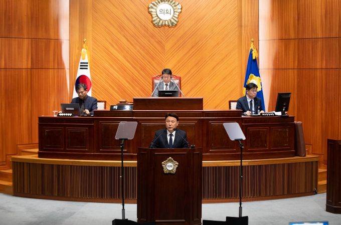 강임준 군산시장 시정연설