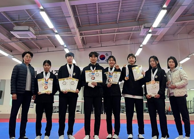 성주군청 여자태권도선수단 제24회 여성가족부장관기 전국태권도대회 입상