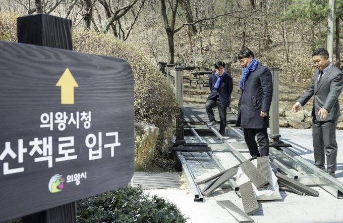 의왕시의회 서창수·김태흥·한채훈 의원, 의왕시 시설물 안전 점검