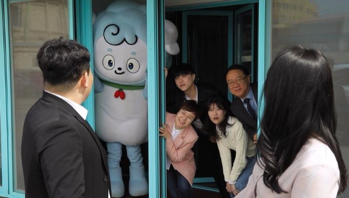 청양군 공무원 적극 홍보