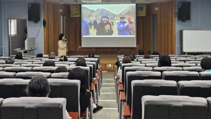 통영시립도서관, 러닝전도사 안정은 작가 특별강연