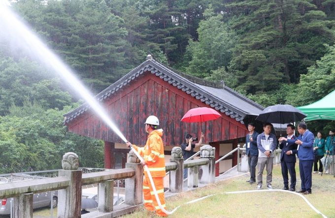 광양 전통사찰, 산불(화재) 진화용 이동식 소화설비 기증