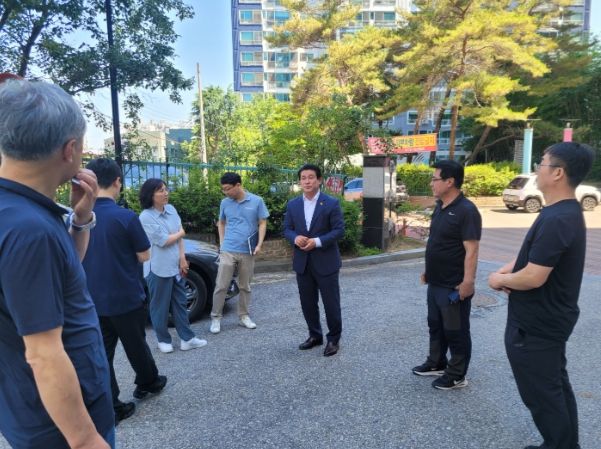최형열 전북도의원 효자1동 민원 현장 방문 및 대책논의