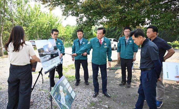 민선8기 출범3주년 공약사업 현장점검-구 호계역사 미디어아트센터