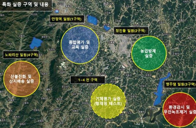 영주시, ‘드론특별자유화구역 3차 지정’ 공모 최종 선정