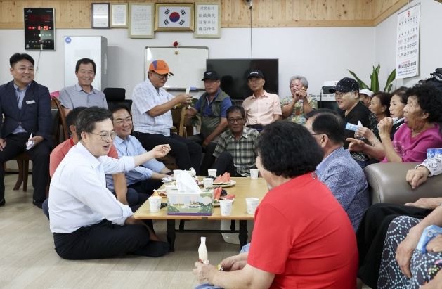 평택시 포승읍 내기1리 무더위 쉼터 방문