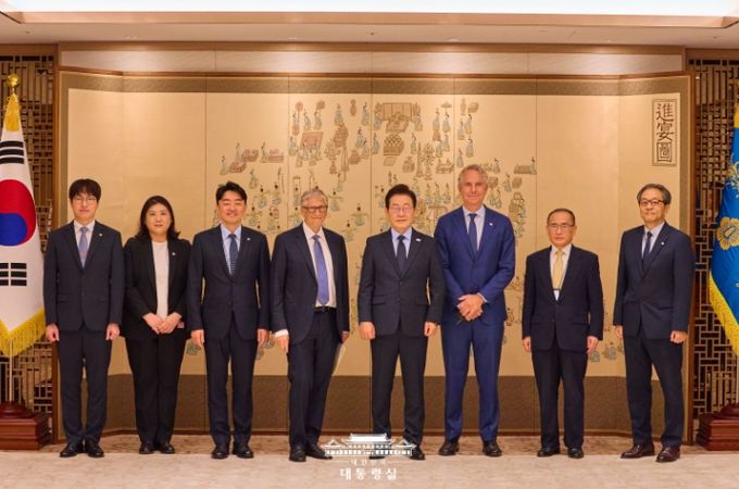 '빌 게이츠' 게이츠재단 이사장 접견