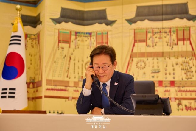 한국·키르기스스탄 정상 통화(대통령실)