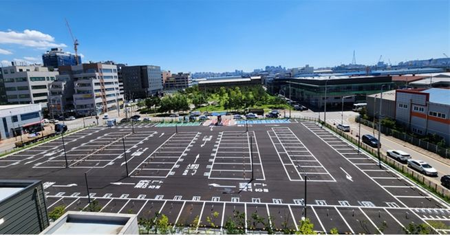인천시설공단이 운영하는 서구 원창동 소재 ‘원창동 공영주차장’ 전경