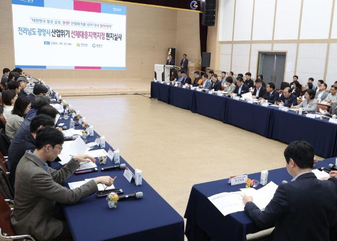 산업위기 선제대응지역지정 현지 실사