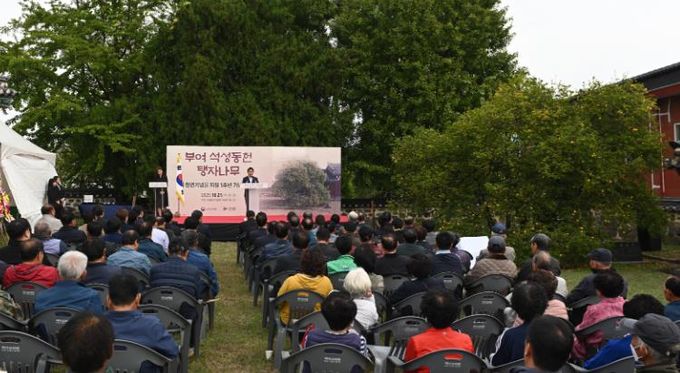 부여 석성동헌 탱자나무 천연기념물 지정 1주년 기념행사