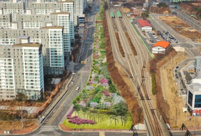 효천지구 미세먼지 차단 숲