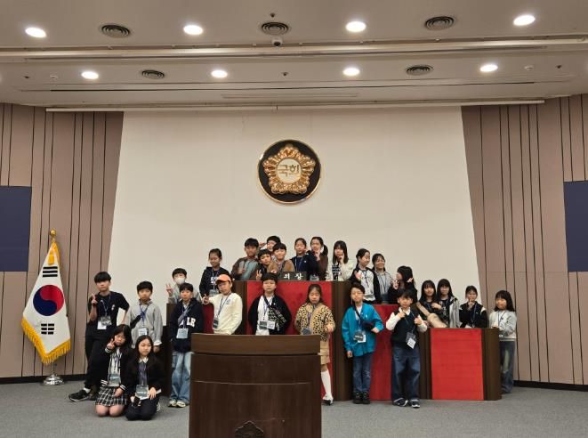익산시 아동의회, 국회의사당서 민주주의 배워요