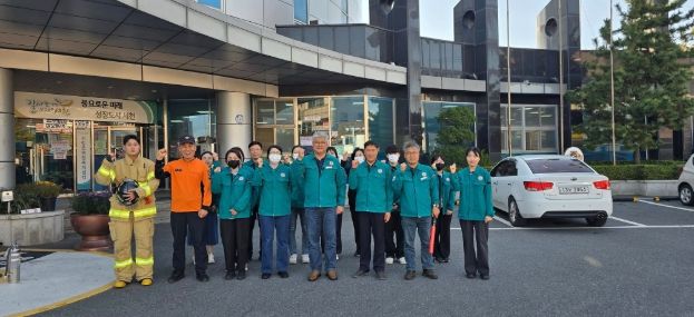 서천군 장항읍, 장항119안전센터와 무각본 합동소방훈련
