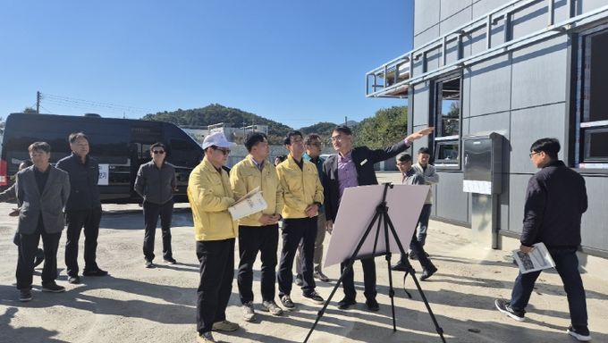 금산축협 축산물류센터 금산군의회 현장점검