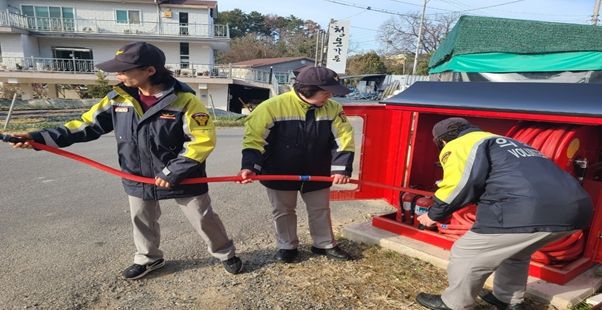 울산중부소방서 유곡119안전센터 가을철 산불화재 예방 순찰