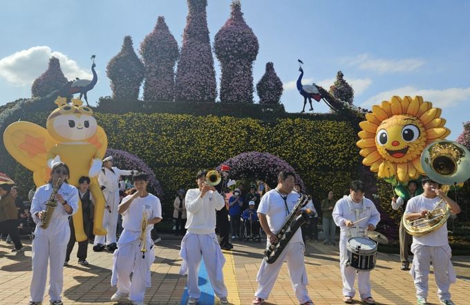 함평엑스포공원 ‘2025 대한민국 국향대전’ 브라스 밴드 거리공연