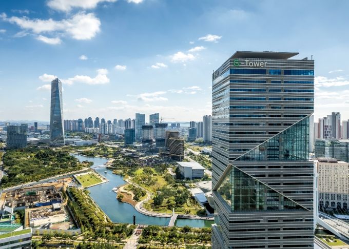 송도지타워(IFEZ) 전경