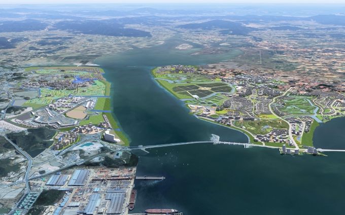 솔라시도 기업도시 조감도