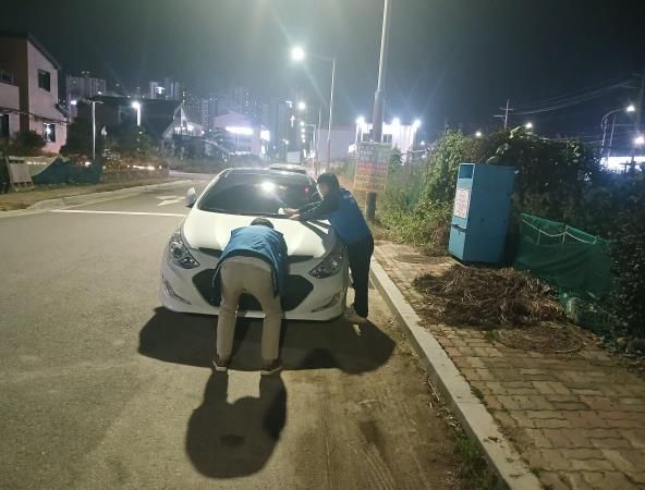 군산시, 일제정리기간 체납차량 번호판 야간영치 단속