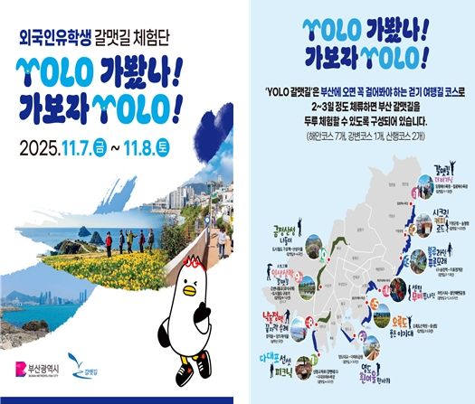 '외국인 갈맷길 체험단' 운영