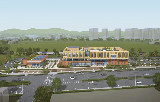 신축 장성군 보건소 조감도