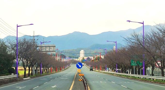 이서로(국지도 30호선) 가로등 설치사업 준공사진