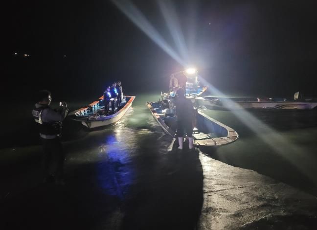 진도경찰서, 신속한 민·관·경 협력으로 표류자 2명 구조