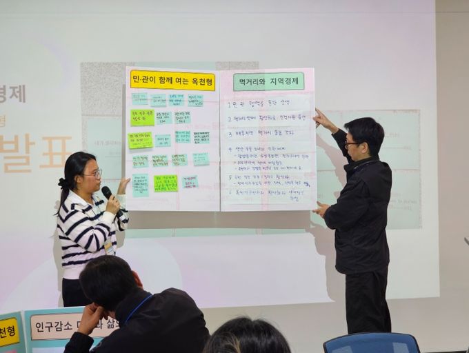 옥천군 공동의제발굴 민관 합동워크숍